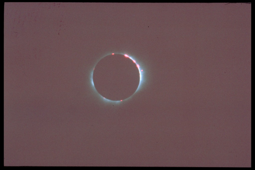 Die Sonne mit Korona, am 11 August 1999. 
