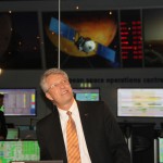 Dr. Thomas Reiter erläutert die Pläne der ESA.